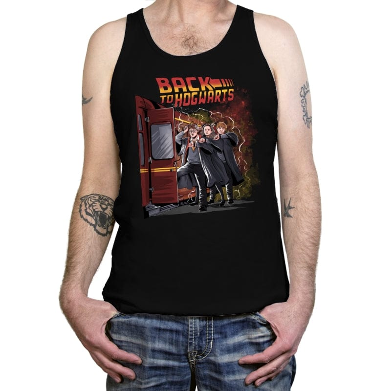 Back to Hogwarts - Tanktop Tanktop RIPT Apparel X-Small / Black