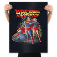 Back to Krypton - Prints Posters RIPT Apparel 18x24 / Black