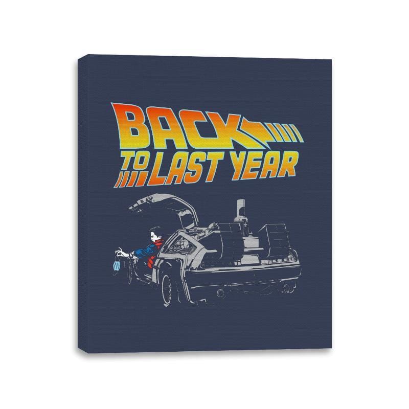 Back to Last Year - Canvas Wraps Canvas Wraps RIPT Apparel 11x14 / Navy