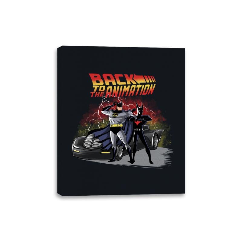 Back to the Animation - Canvas Wraps Canvas Wraps RIPT Apparel 8x10 / Black