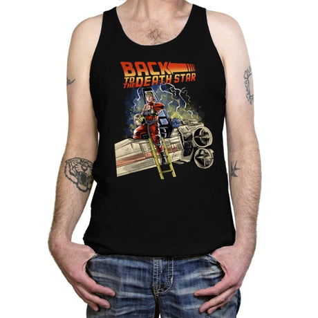 Back to the Death Star - Tanktop Tanktop RIPT Apparel X-Small / Black