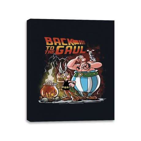 Back to the Gaul - Canvas Wraps Canvas Wraps RIPT Apparel 11x14 / Black