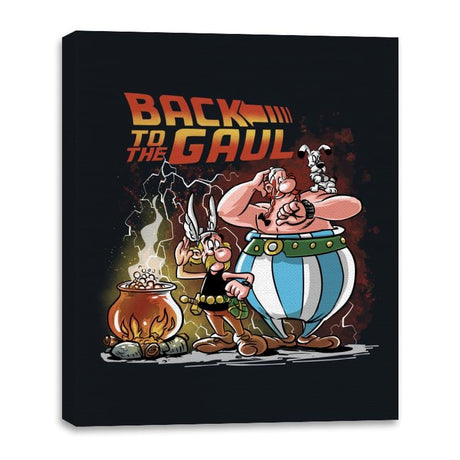 Back to the Gaul - Canvas Wraps Canvas Wraps RIPT Apparel 16x20 / Black