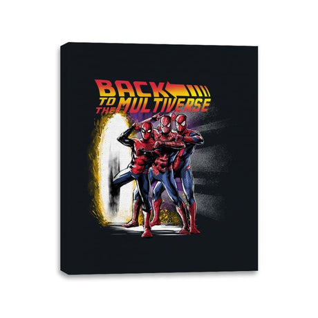 Back to the Multiverse - Best Seller - Canvas Wraps Canvas Wraps RIPT Apparel 11x14 / Black