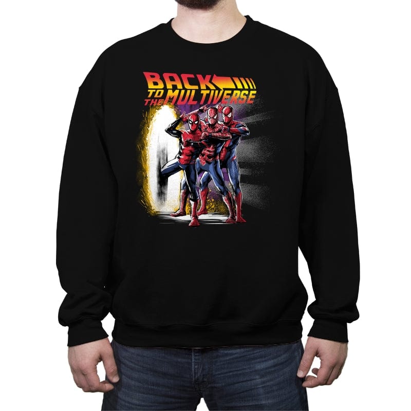 Back to the Multiverse - Best Seller - Crew Neck Sweatshirt Crew Neck Sweatshirt RIPT Apparel Small / Black