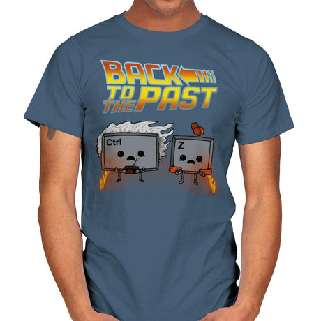 Back To The Past - Raffitees - Mens T-Shirts RIPT Apparel Small / Indigo Blue