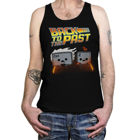 Back To The Past - Raffitees - Tanktop Tanktop RIPT Apparel X-Small / Black