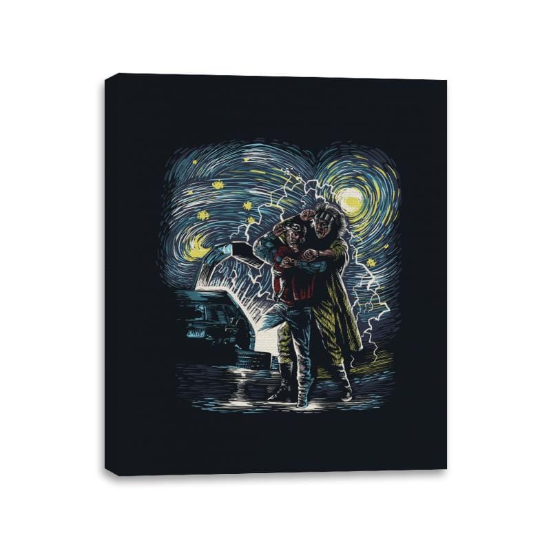 Back to the Starry - Canvas Wraps Canvas Wraps RIPT Apparel 11x14 / Black