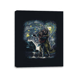 Back to the Starry - Canvas Wraps Canvas Wraps RIPT Apparel 11x14 / Black