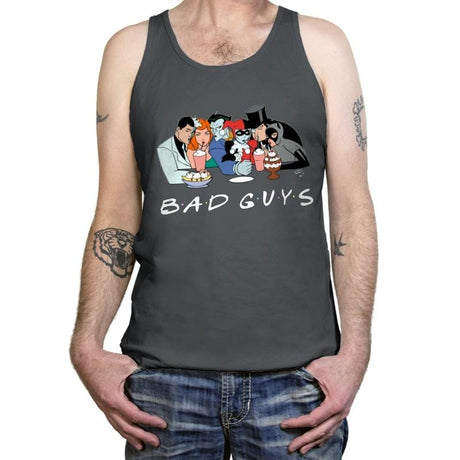 Bad Friends - Tanktop Tanktop RIPT Apparel X-Small / Asphalt