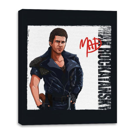 Bad Max - Canvas Wraps Canvas Wraps RIPT Apparel 16x20 / Black