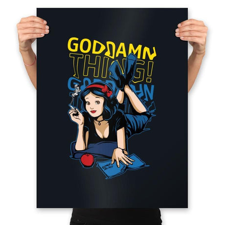 Bad Princess - Prints Posters RIPT Apparel 18x24 / Black