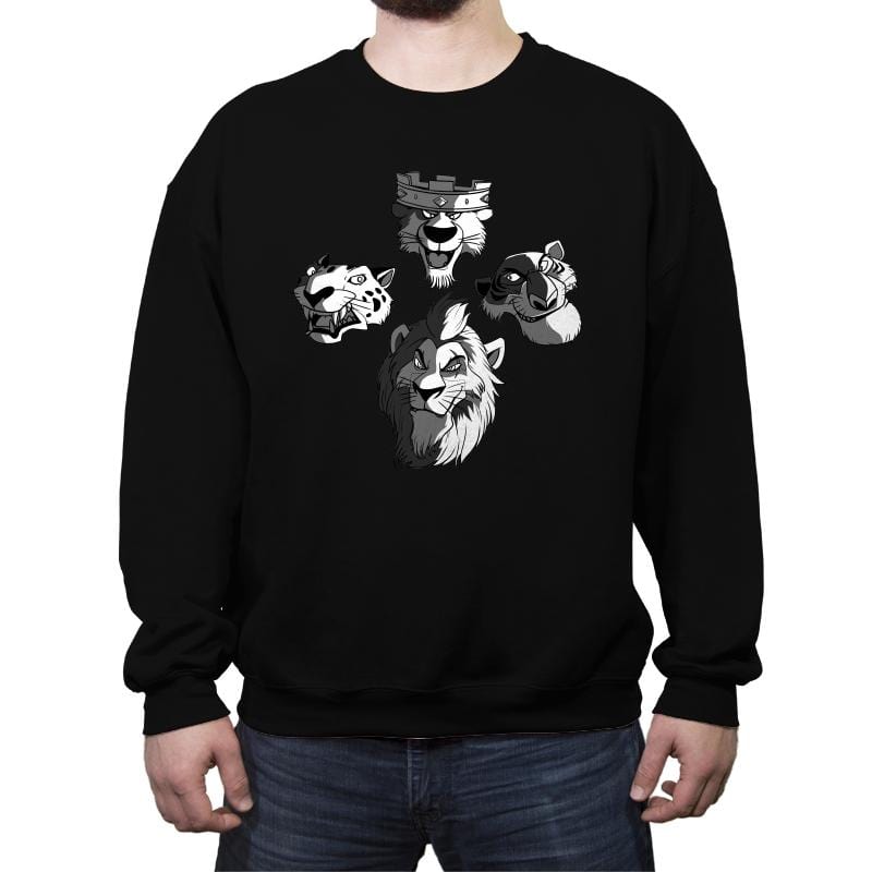 BadCat Rhapsody - Crew Neck Sweatshirt Crew Neck Sweatshirt RIPT Apparel Small / Black