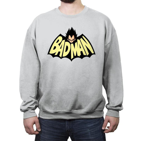 Badman - Crew Neck Sweatshirt Crew Neck Sweatshirt RIPT Apparel Small / Sport Gray