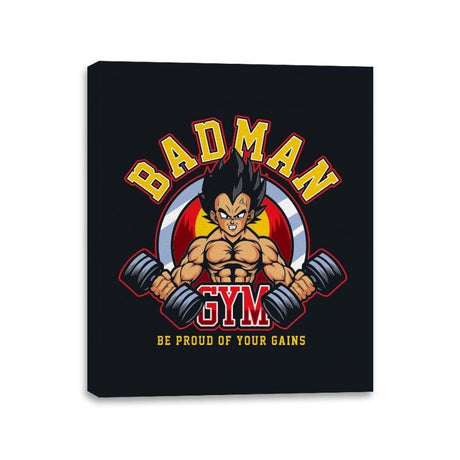 Badman Gym - Canvas Wraps Canvas Wraps RIPT Apparel 11x14 / Black