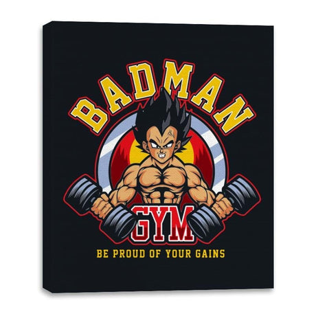 Badman Gym - Canvas Wraps Canvas Wraps RIPT Apparel 16x20 / Black