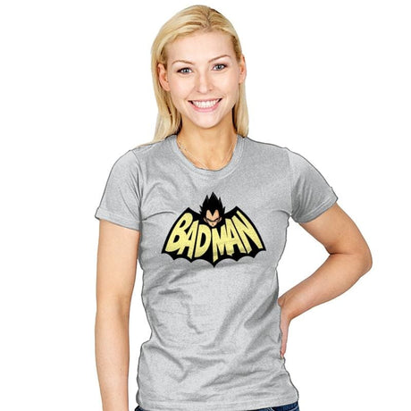 Badman - Womens T-Shirts RIPT Apparel Small / Silver