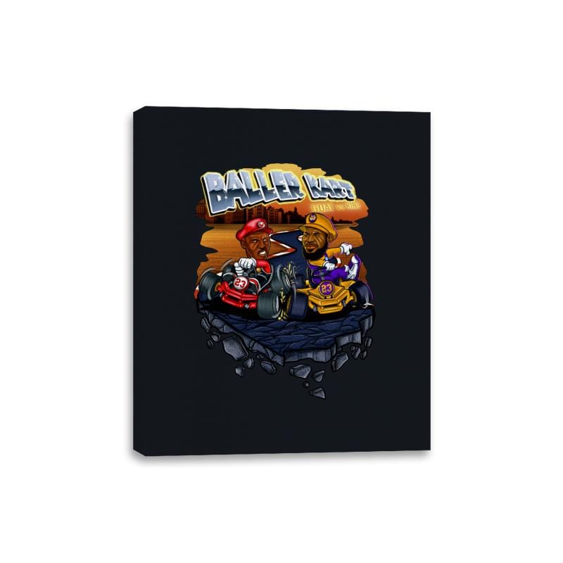 Baller Kart - Canvas Wraps Canvas Wraps RIPT Apparel 8x10 / Black