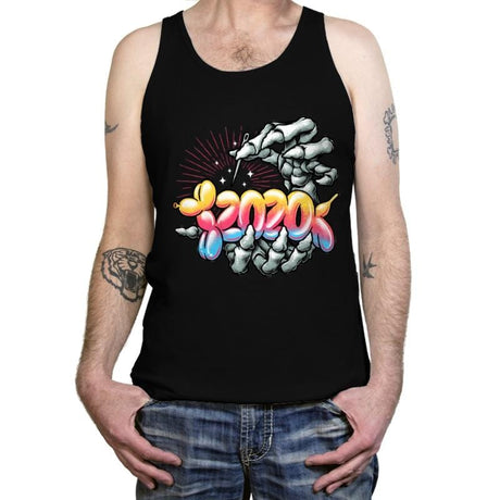 Balloon Burst - Tanktop Tanktop RIPT Apparel X-Small / Black