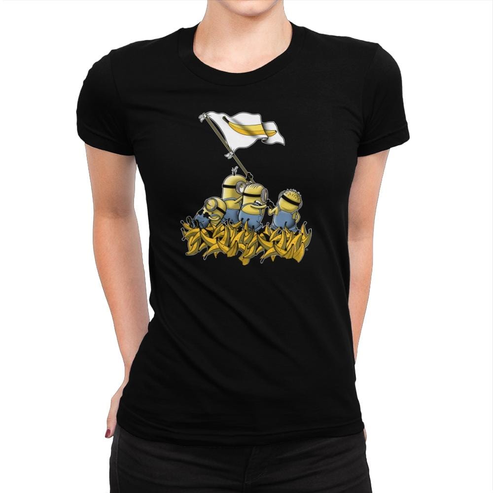 Banana Flag - Despicable Tees - Womens Premium T-Shirts RIPT Apparel Small / Indigo