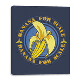 Banana for Scale - Canvas Wraps Canvas Wraps RIPT Apparel 16x20 / Navy