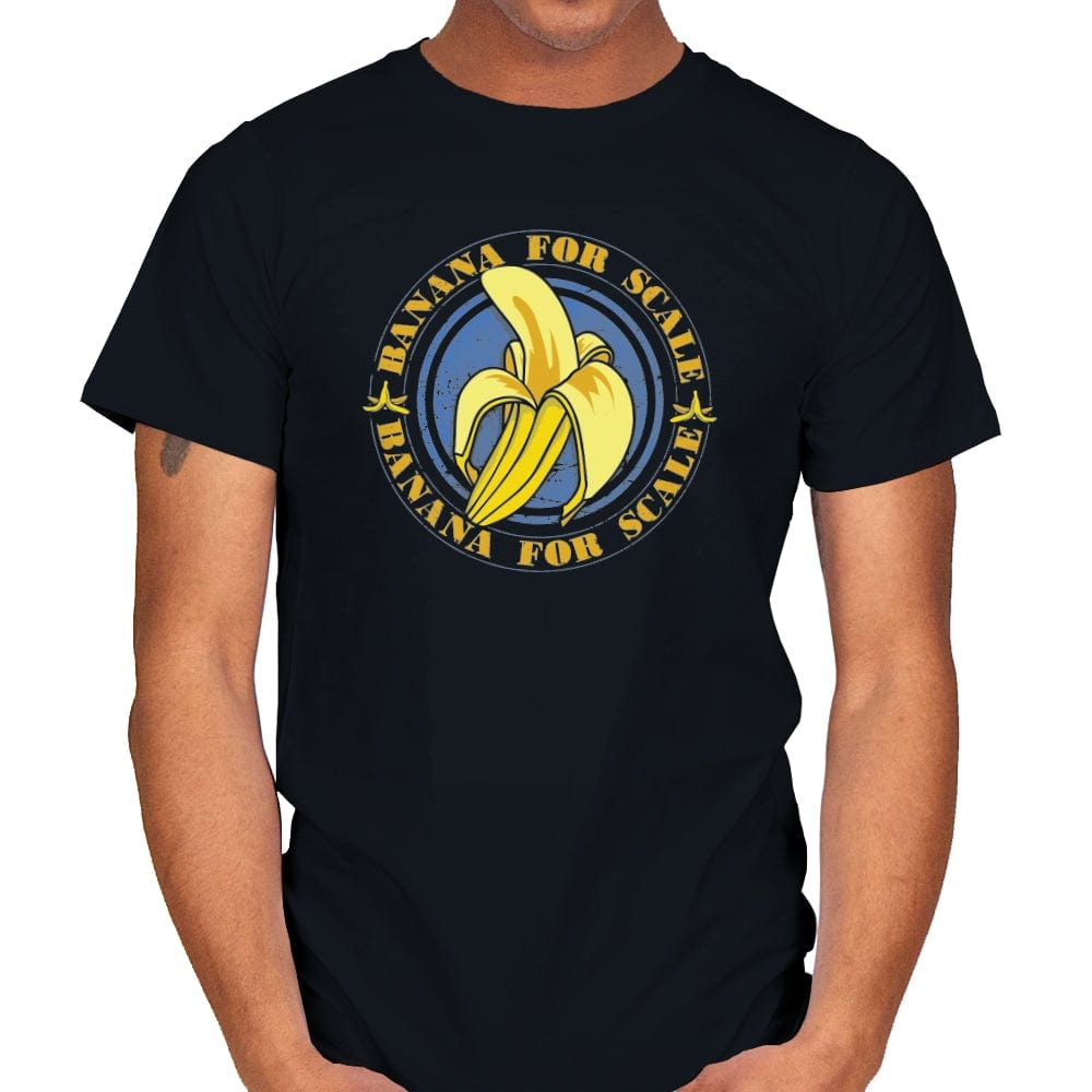 Banana for Scale - Mens T-Shirts RIPT Apparel Small / Black