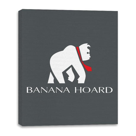 Banana Hoard - Canvas Wraps Canvas Wraps RIPT Apparel 16x20 / Charcoal