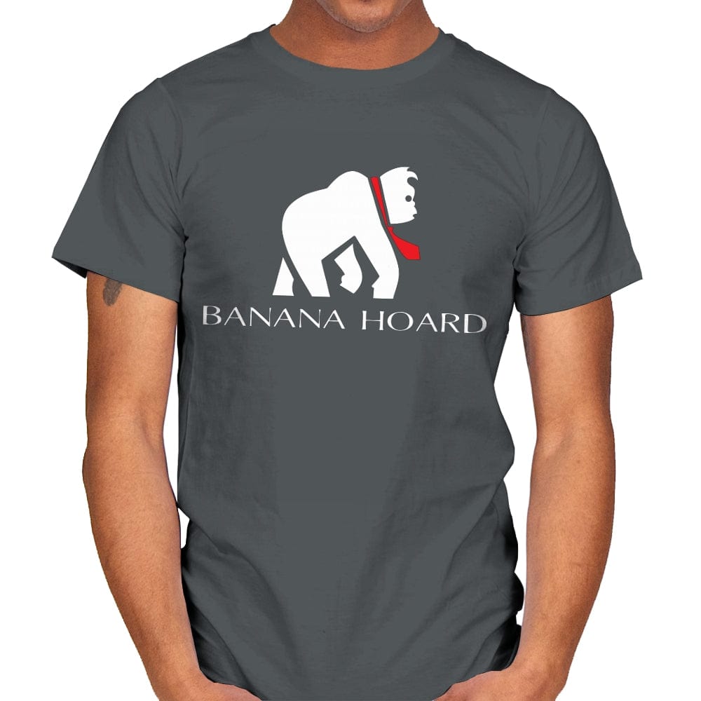 Banana Hoard - Mens T-Shirts RIPT Apparel Small / Charcoal