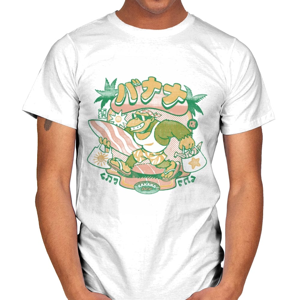 Banana Shop - Mens T-Shirts RIPT Apparel Small / White