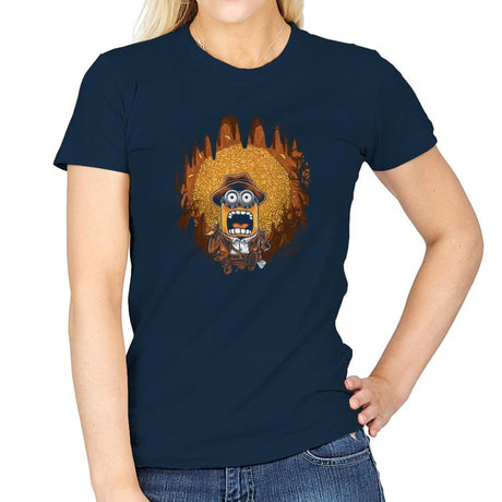 Bananas of Doom - Despicable Tees - Womens T-Shirts RIPT Apparel Small / Navy