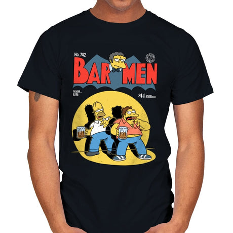 Bar-Men - Mens T-Shirts RIPT Apparel Small / Black