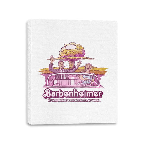 Barbenheimer - Canvas Wraps Canvas Wraps RIPT Apparel 11x14 / White