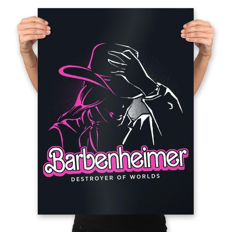 Barbenheimer - Prints Posters RIPT Apparel 18x24 / Black