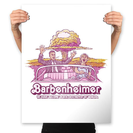 Barbenheimer - Prints Posters RIPT Apparel 18x24 / White