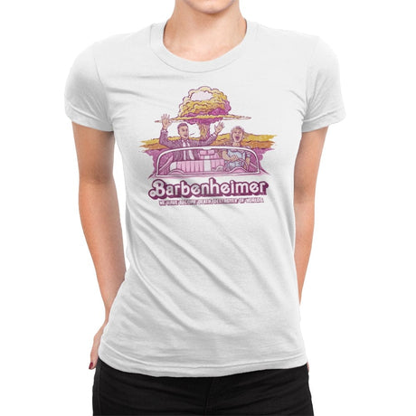 Barbenheimer - Womens Premium T-Shirts RIPT Apparel Small / White