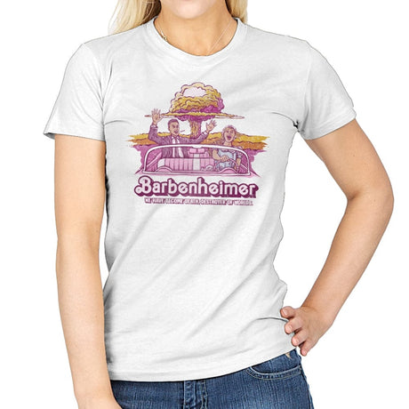 Barbenheimer - Womens T-Shirts RIPT Apparel Small / White