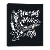 Barbie Metal - Canvas Wraps Canvas Wraps RIPT Apparel 16x20 / Black