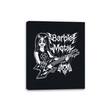 Barbie Metal - Canvas Wraps Canvas Wraps RIPT Apparel 8x10 / Black