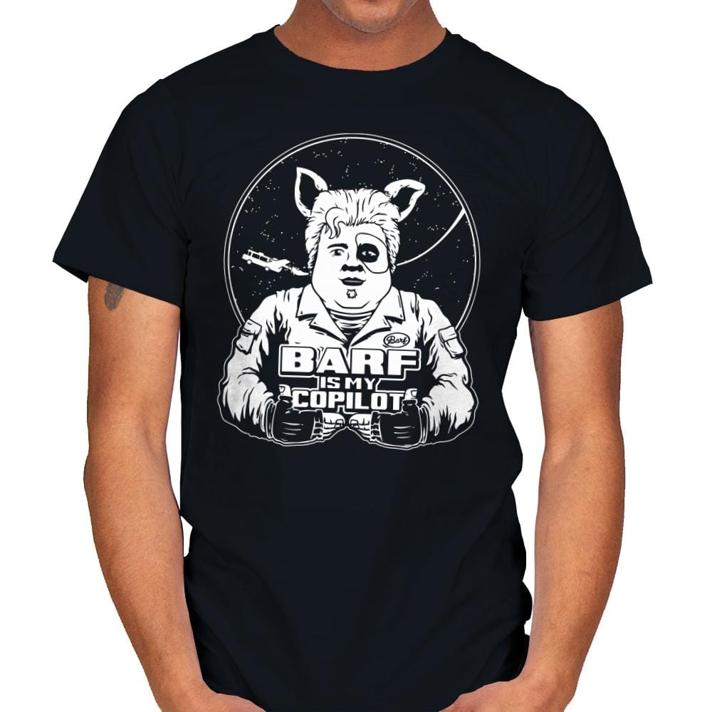 Barf Is My Copilot - Mens T-Shirts RIPT Apparel Small / Black