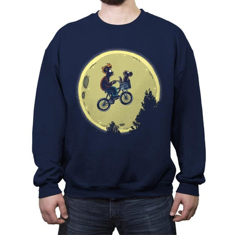 Bark Moon - Crew Neck Sweatshirt Crew Neck Sweatshirt RIPT Apparel Small / Navy