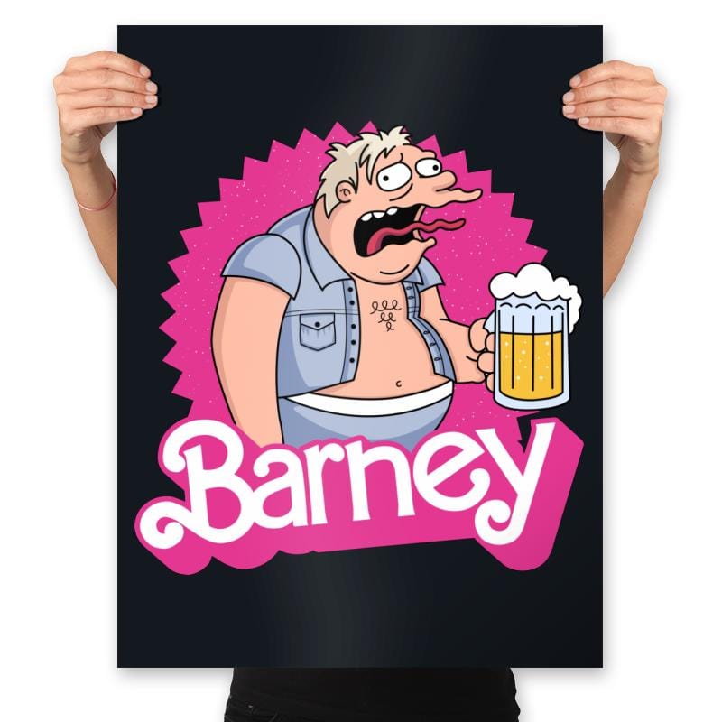 Barney - Prints Posters RIPT Apparel 18x24 / Black