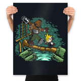 Barret & Cloud - Prints Posters RIPT Apparel 18x24 / Black