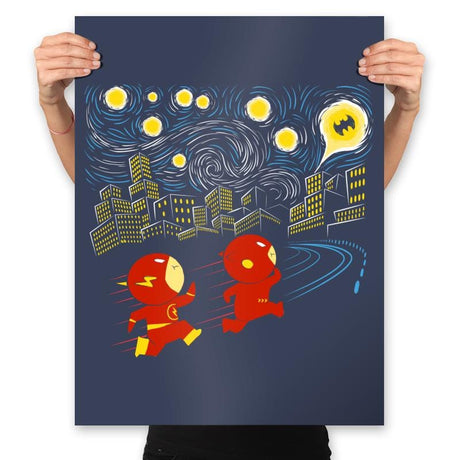 Barry, Barry Night - Prints Posters RIPT Apparel 18x24 / Navy