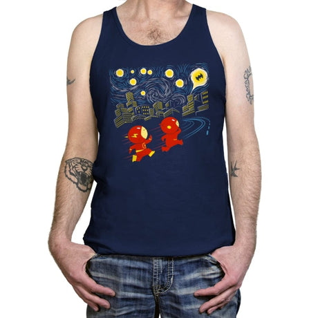 Barry, Barry Night - Tanktop Tanktop RIPT Apparel X-Small / Navy