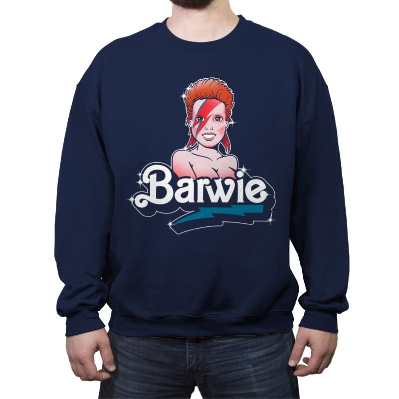 Barwie - Crew Neck Sweatshirt Crew Neck Sweatshirt RIPT Apparel Small / Navy