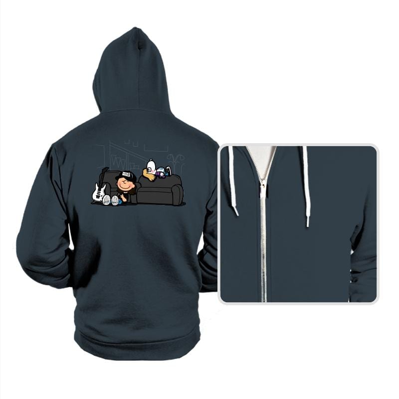 Basement Nuts - Hoodies Hoodies RIPT Apparel Small / Dark Gray