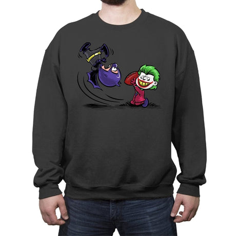 Bat Charlie - Crew Neck Sweatshirt Crew Neck Sweatshirt RIPT Apparel Small / Charcoal