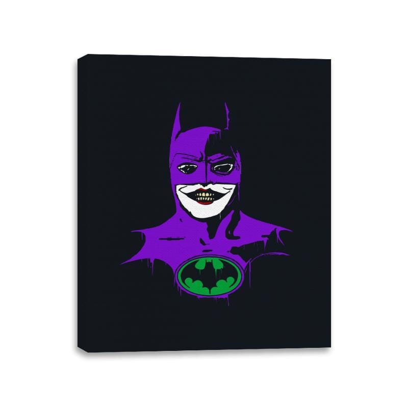 Bat Joke 89 - Canvas Wraps Canvas Wraps RIPT Apparel 11x14 / Black