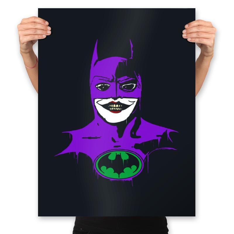 Bat Joke 89 - Prints Posters RIPT Apparel 18x24 / Black