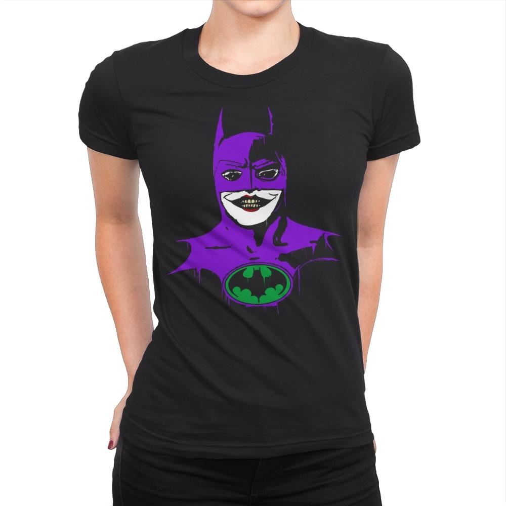 Bat Joke 89 - Womens Premium T-Shirts RIPT Apparel Small / Black